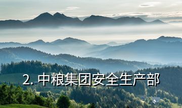 2. 中糧集團安全生產部