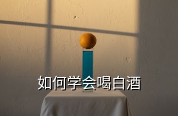 如何學會喝白酒