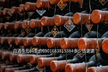 白酒條形碼查價(jià)6901683815384多少錢(qián)謝謝