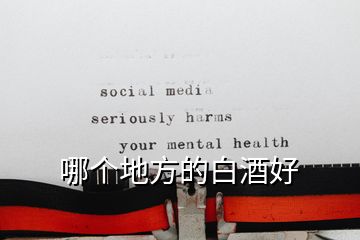 哪個地方的白酒好