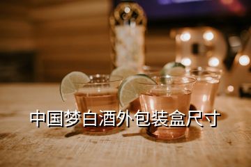 中國(guó)夢(mèng)白酒外包裝盒尺寸