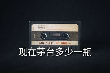 現在茅臺多少一瓶