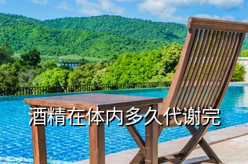 酒精在體內多久代謝完