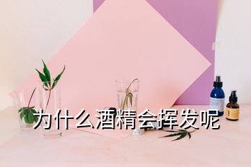 為什么酒精會揮發呢