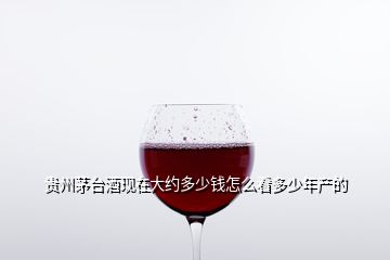 貴州茅臺酒現在大約多少錢怎么看多少年產的