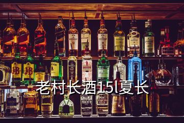 老村長酒15l夏長