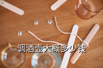 調酒壺大概多少錢