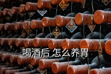 喝酒后 怎么養胃