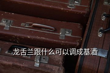 龍舌蘭跟什么可以調成基酒