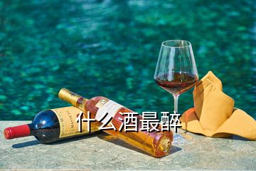 什么酒最醉