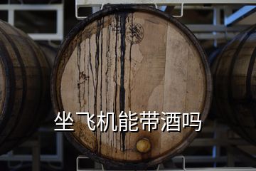 坐飛機能帶酒嗎