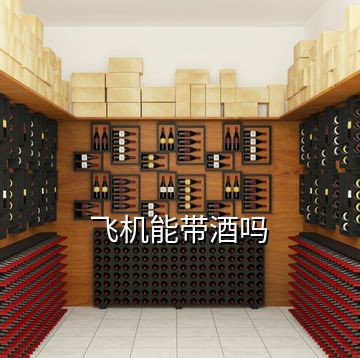 飛機能帶酒嗎