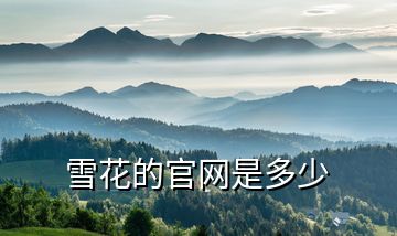 雪花的官網是多少
