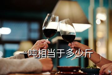 一噸相當于多少斤