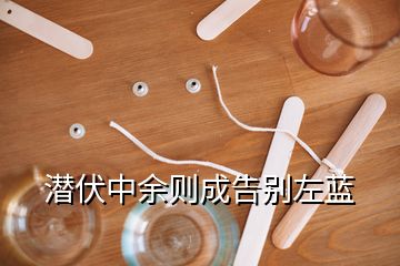 潛伏中余則成告別左藍