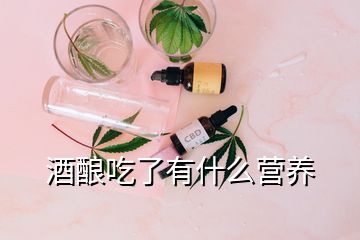 酒釀吃了有什么營養