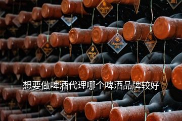 想要做啤酒代理哪個啤酒品牌較好