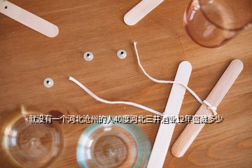 就沒有一個河北滄州的人40度河北三井酒業12年窖藏多少