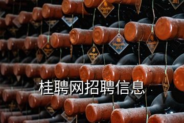 桂聘網招聘信息