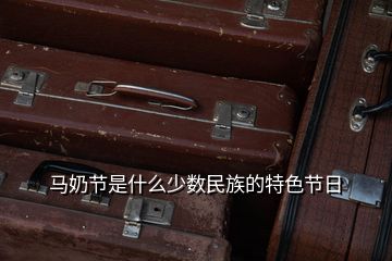 馬奶節是什么少數民族的特色節日