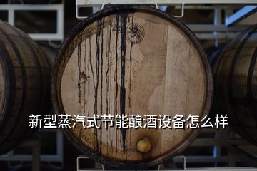 新型蒸汽式節能釀酒設備怎么樣