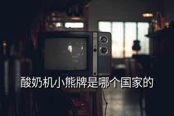 酸奶機(jī)小熊牌是哪個國家的