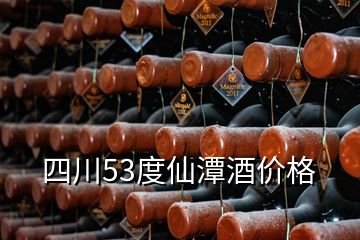 四川53度仙潭酒價(jià)格