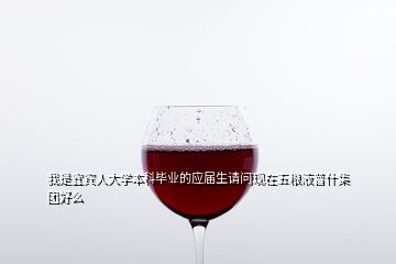 我是宜賓人大學本科畢業的應屆生請問現在五糧液普什集團好么