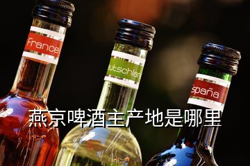 燕京啤酒主產地是哪里