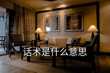 話術是什么意思