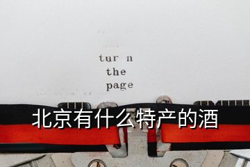 北京有什么特產的酒