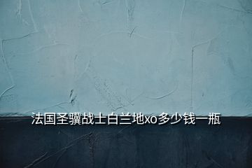 法國圣驥戰士白蘭地xo多少錢一瓶