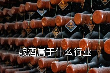 釀酒屬于什么行業