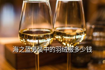 海之藍男裝中的羽絨服多少錢