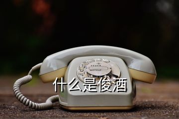 什么是俊酒