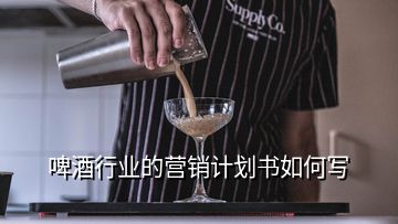 啤酒行業的營銷計劃書如何寫