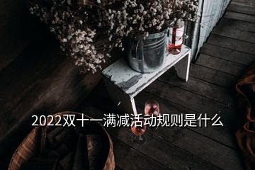2022雙十一滿減活動規則是什么