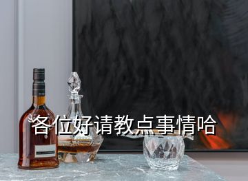 各位好請教點事情哈