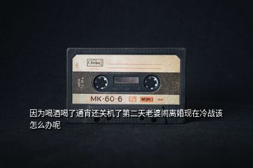因為喝酒喝了通宵還關機了第二天老婆鬧離婚現在冷戰該怎么辦呢