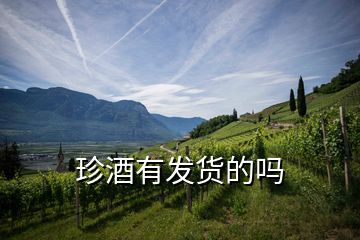 珍酒有發貨的嗎
