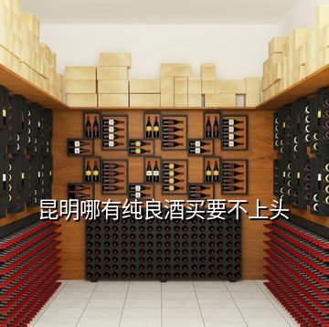 昆明哪有純良酒買(mǎi)要不上頭