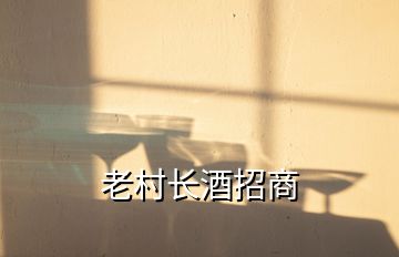 老村長(zhǎng)酒招商