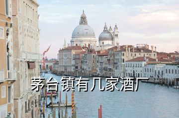 茅臺鎮有幾家酒廠