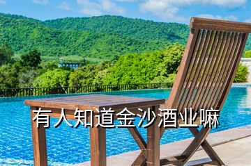 有人知道金沙酒業嘛