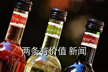兩條有價值 新聞