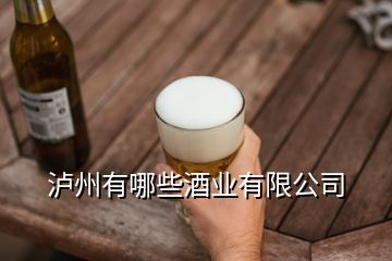 瀘州有哪些酒業有限公司
