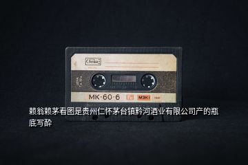 賴翁賴茅看圖是貴州仁懷茅臺鎮黔河酒業有限公司產的瓶底寫酔