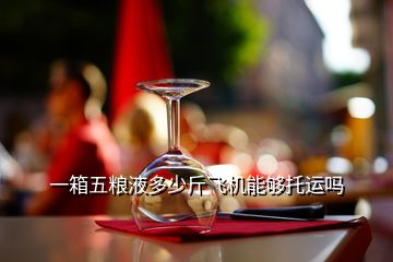 一箱五糧液多少斤飛機能夠托運嗎