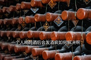 一個人喝醉酒后會發酒瘋如何解決啊