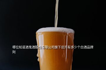 哪位知道酒鬼酒股份有限公司旗下總共有多少個(gè)白酒品牌阿